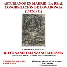 Asturianos en Madrid: la Real Congregación de Covadonga (1742-1911)
