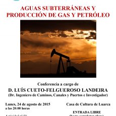 Aguas subterráneas y producción de gas y petróleo