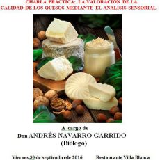 La valoración de la calidad de los quesos mediante el análisis sensorial